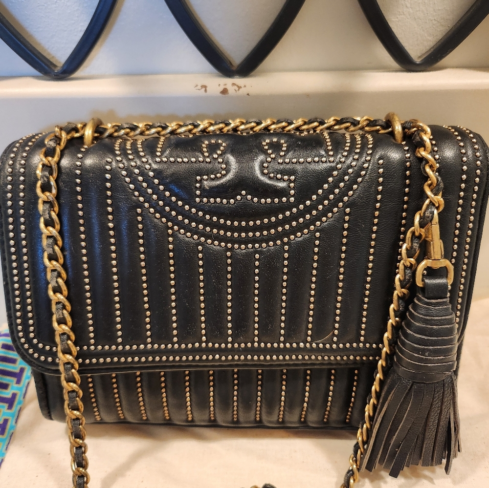 Tory burch fleming stud crossbody